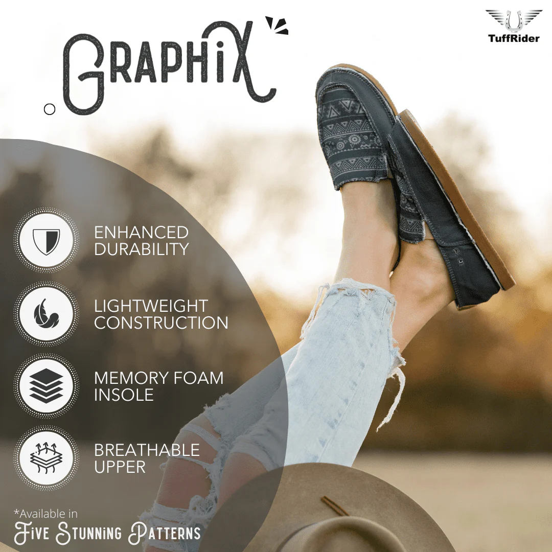 TuffRider Women Slip-On Canvas Graphix Shoes - Image 30