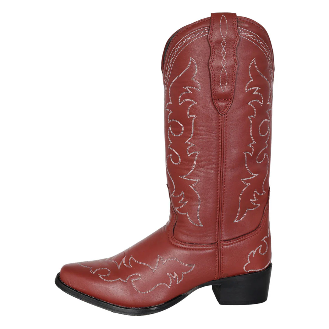TuffRider Womens Snip Toe Paris Embroidered Western Boots - Image 10