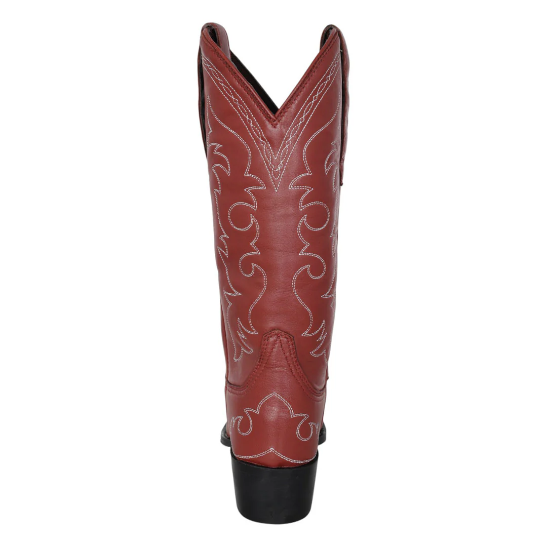 TuffRider Womens Snip Toe Paris Embroidered Western Boots - Image 11