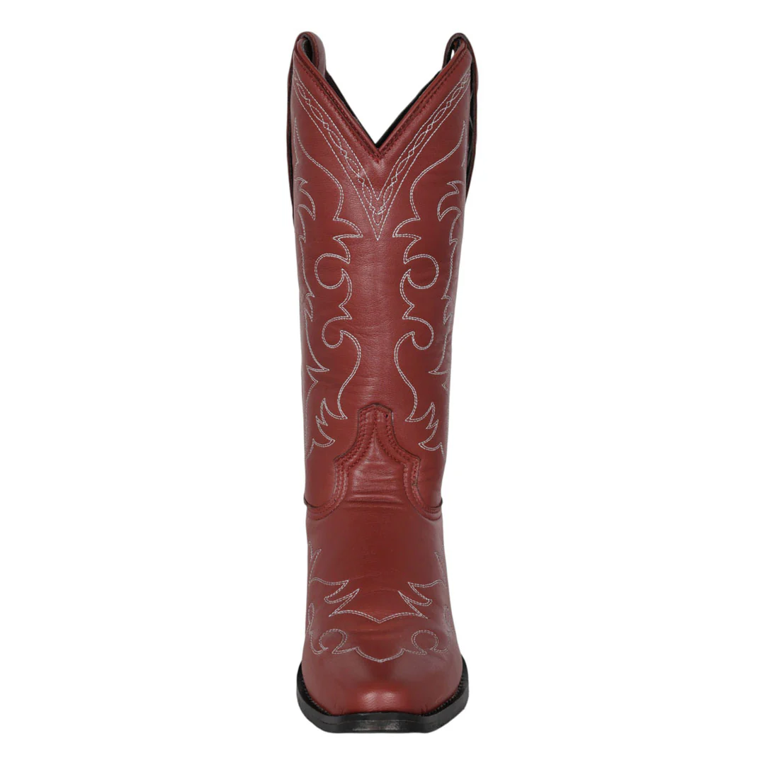 TuffRider Womens Snip Toe Paris Embroidered Western Boots - Image 14