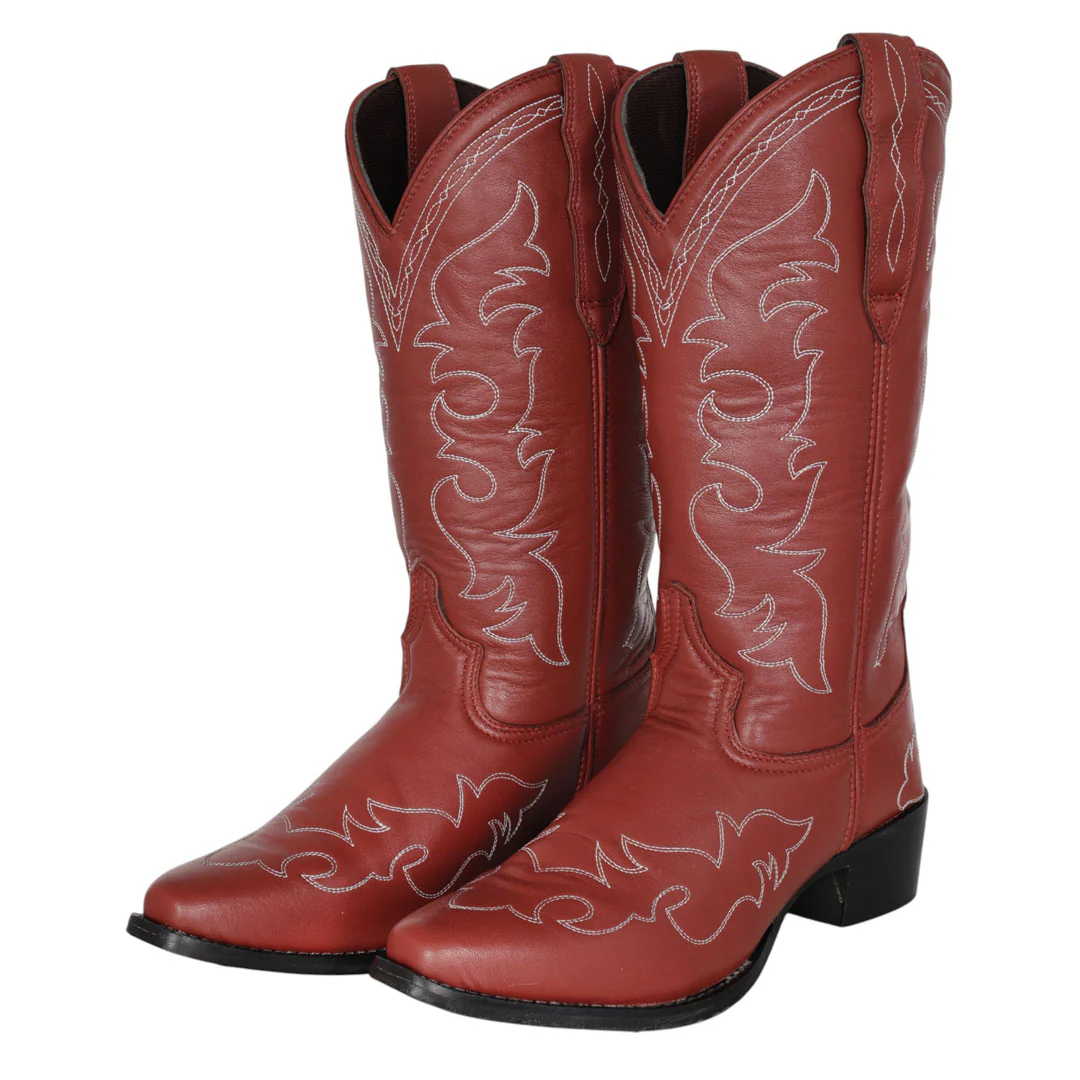 TuffRider Womens Snip Toe Paris Embroidered Western Boots - Image 16