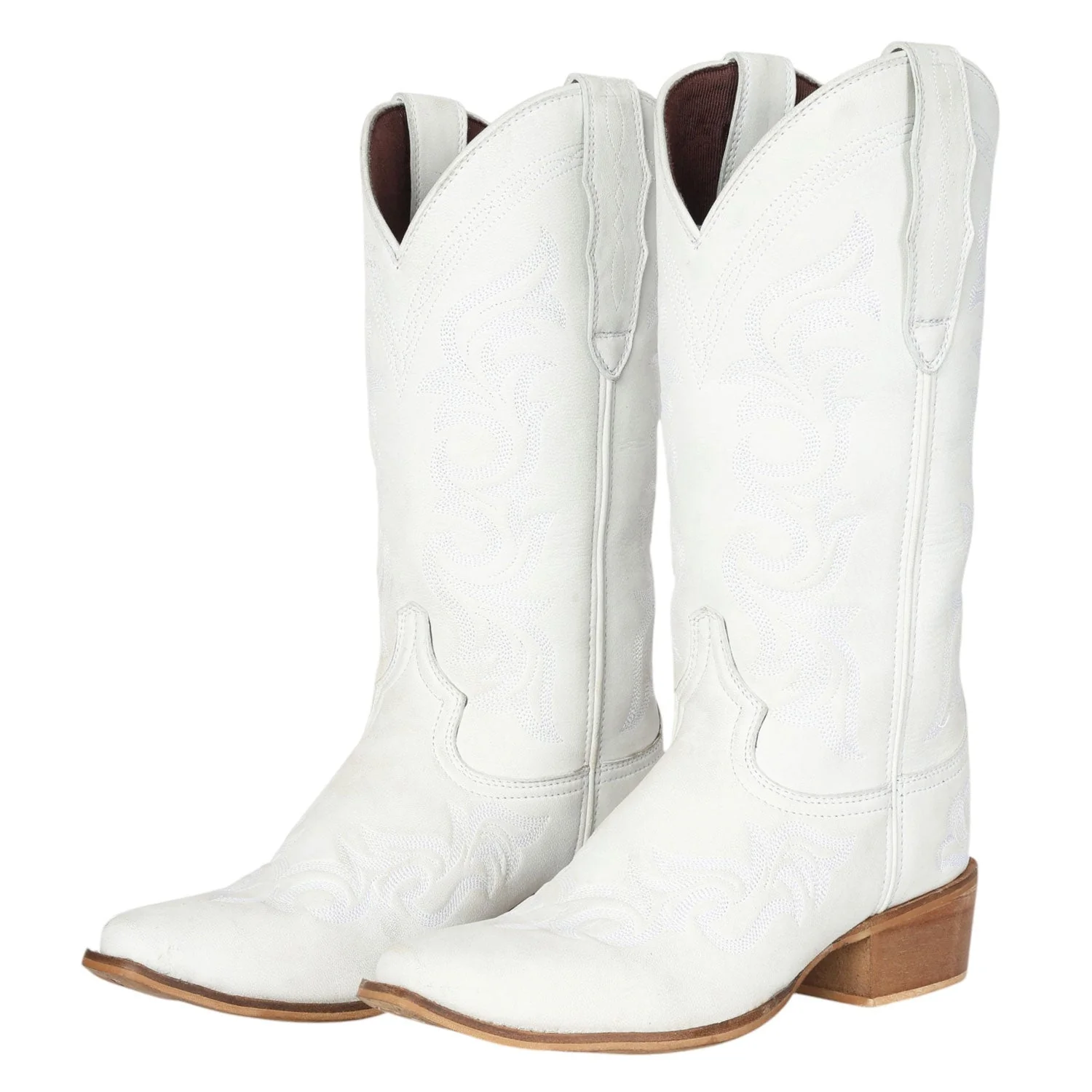TuffRider Womens Snip Toe Paris Embroidered Western Boots - Image 2