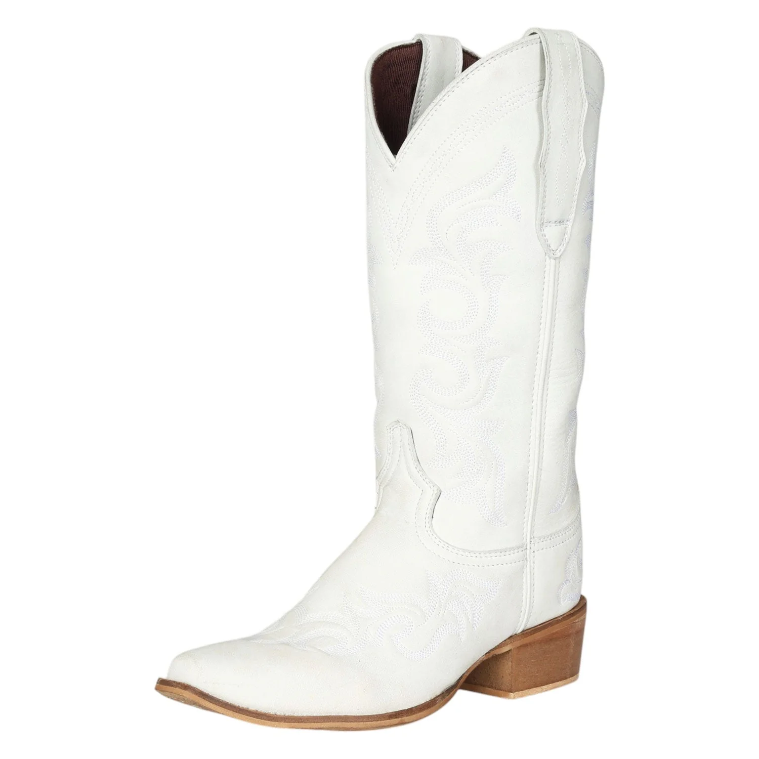 TuffRider Womens Snip Toe Paris Embroidered Western Boots - Image 3