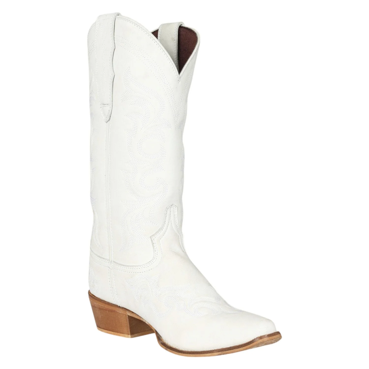 TuffRider Womens Snip Toe Paris Embroidered Western Boots - Image 4