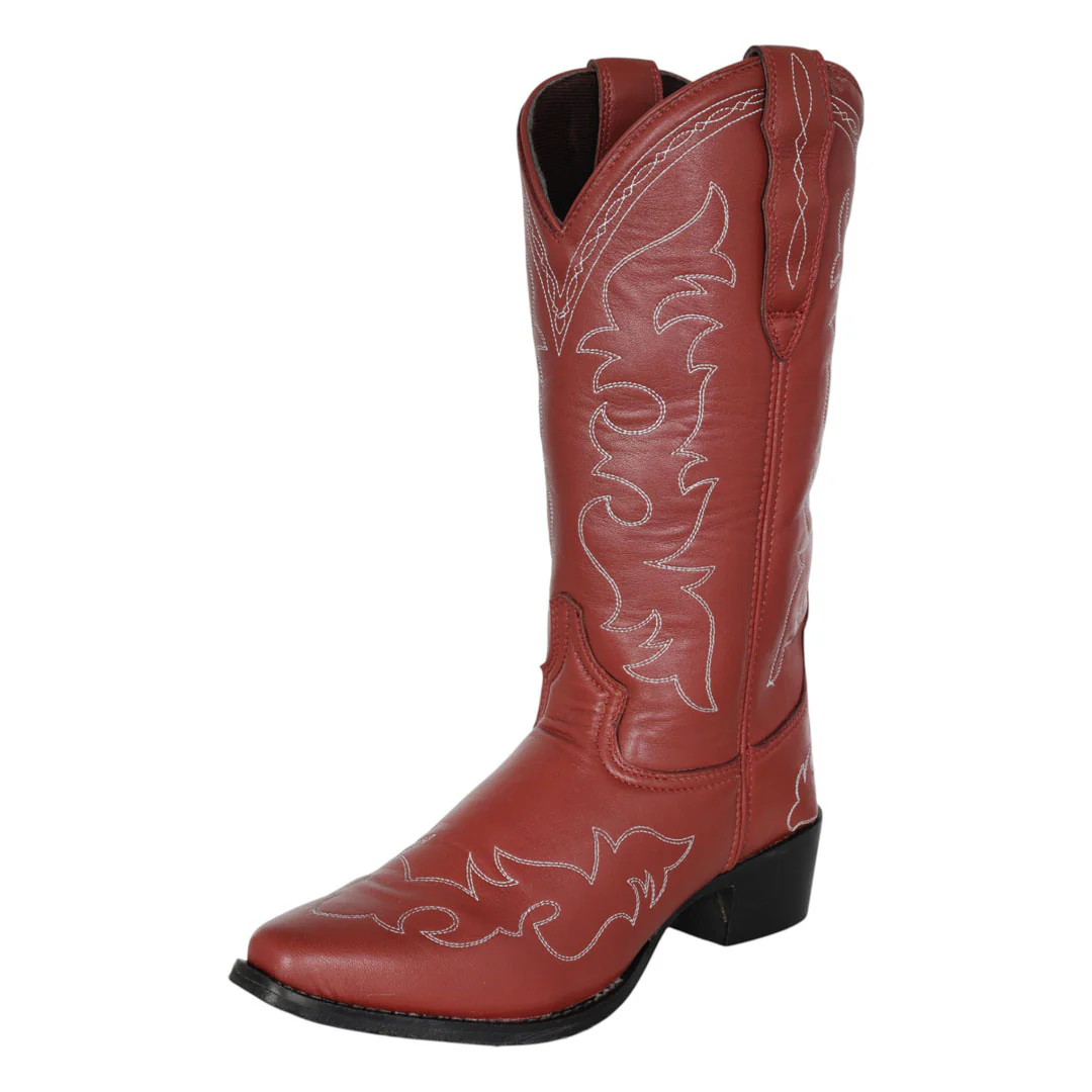 TuffRider Womens Snip Toe Paris Embroidered Western Boots - Image 9