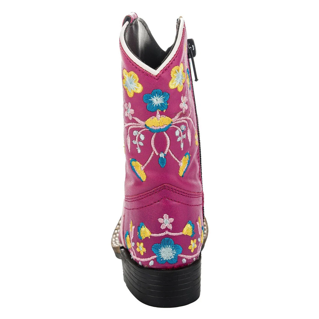 TuffRider Youth Floral Cowgirl Western Boot - Image 4