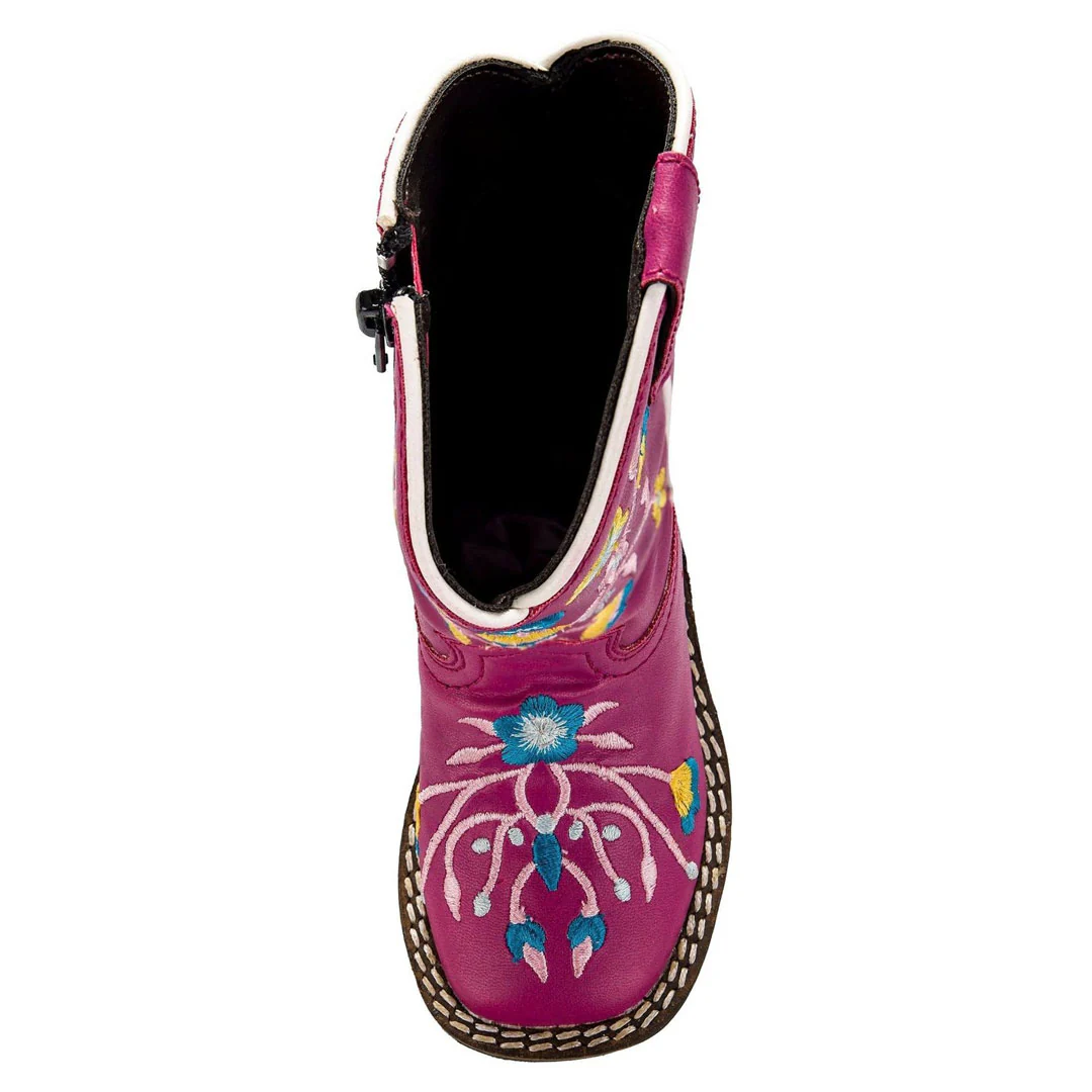 TuffRider Youth Floral Cowgirl Western Boot - Image 5