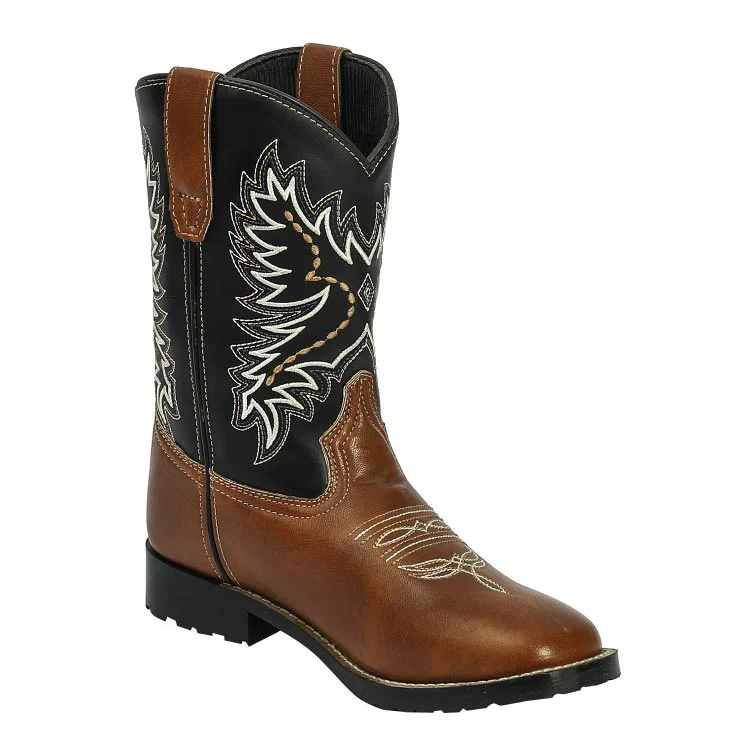 TuffRider Youth Olympic Square Toe Western Boot - Image 2