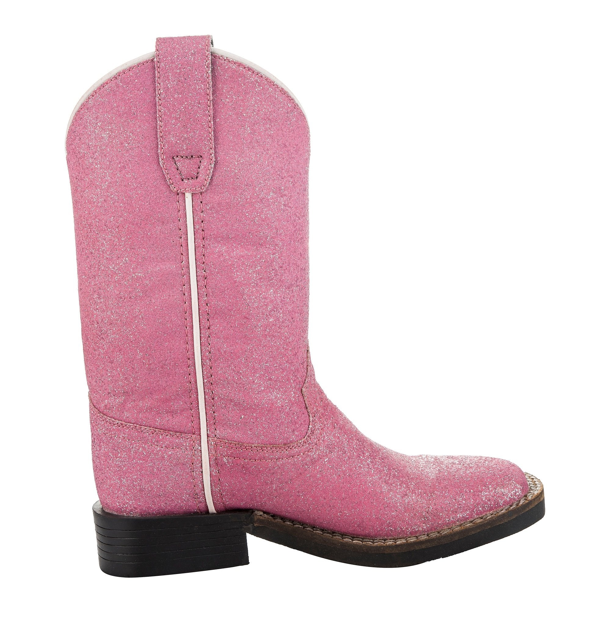 TuffRider Youth Pink Glitter Western Boot - Image 2