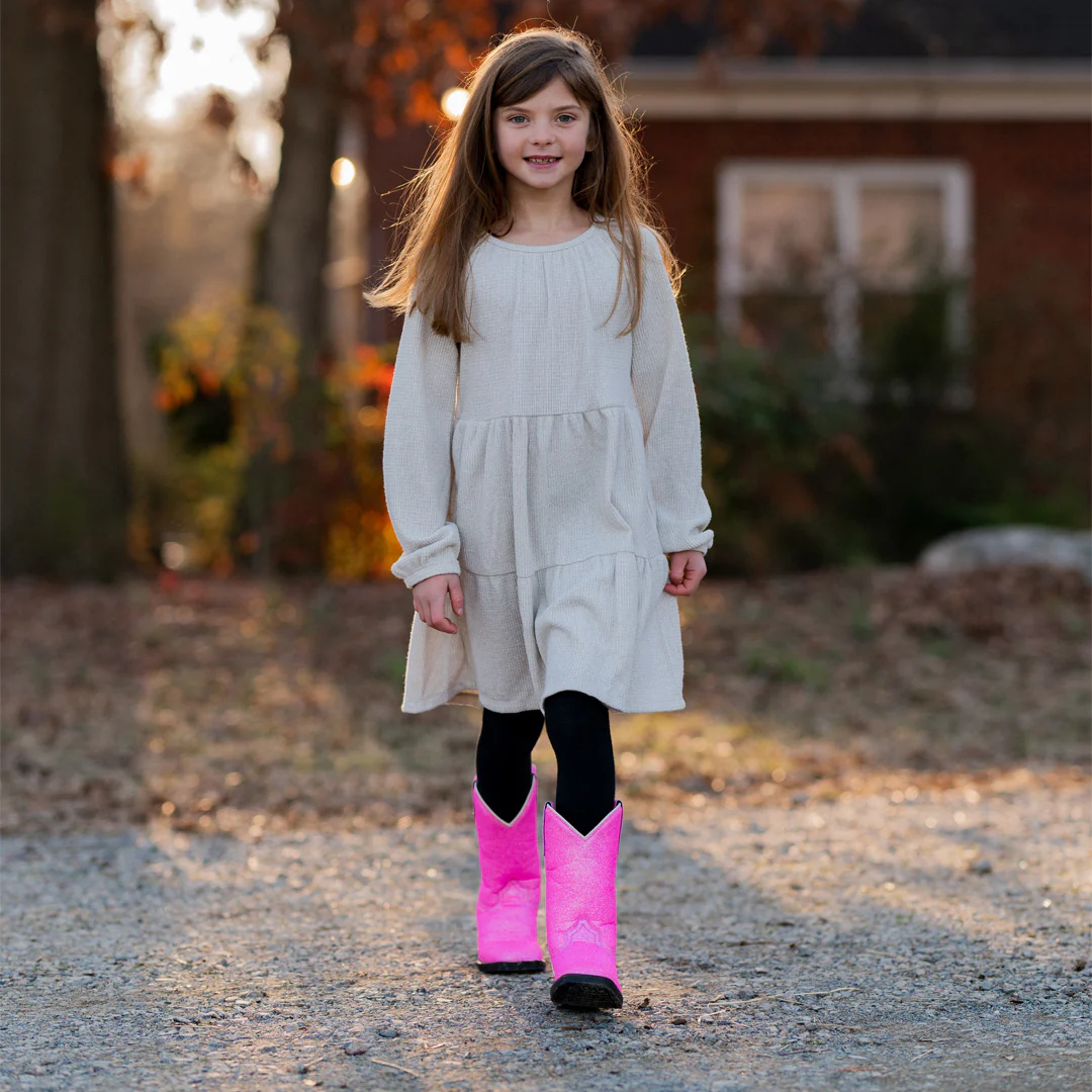 TuffRider Children's Pink Glitter Western Boot - Image 2