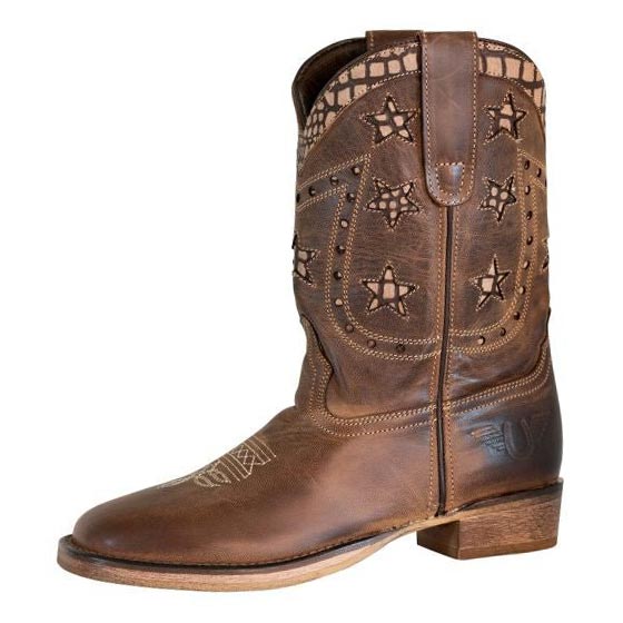 TuffRider Toddlers Rocky Mountain Star Snake Printed Square Toe Western Boots - Image 2