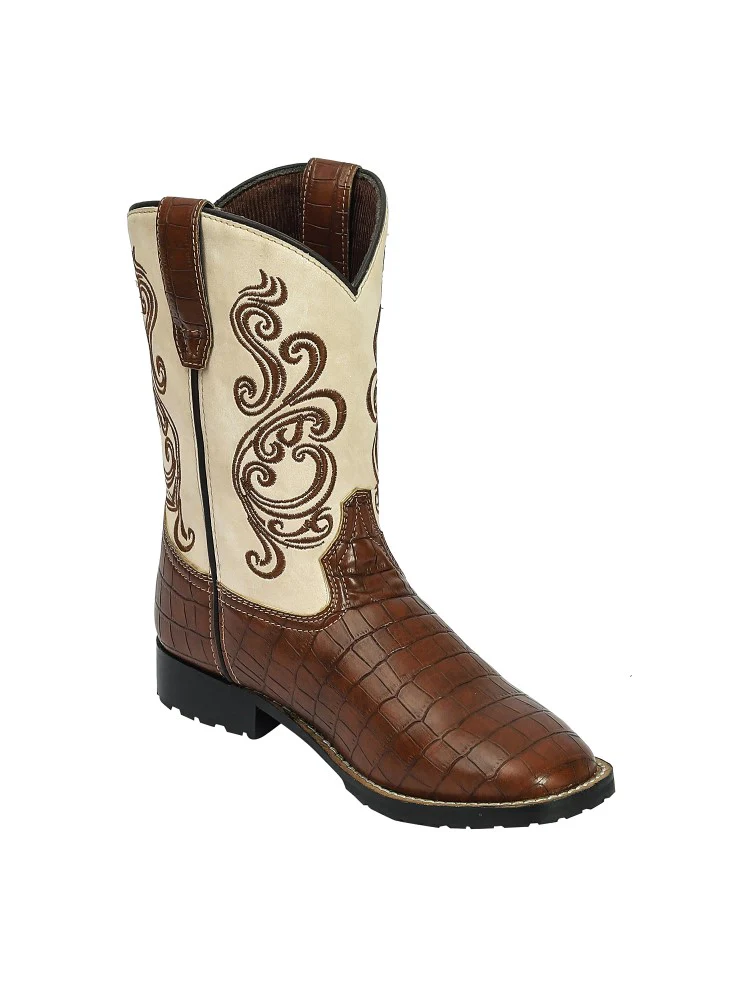 TuffRider Youth Shenandoah Rounded Toe Western Boot - Image 6