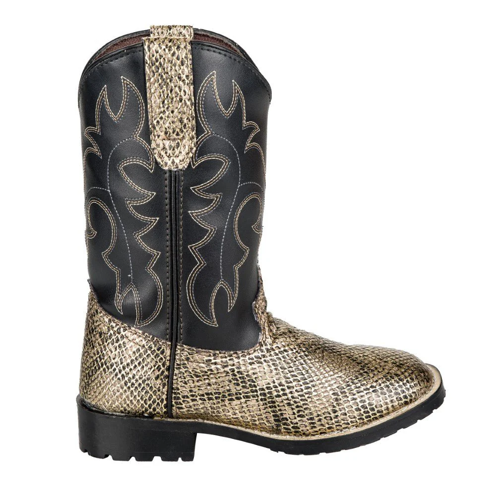 TuffRider Youth Black Snake in My Boot Western Leather Boots - Image 2