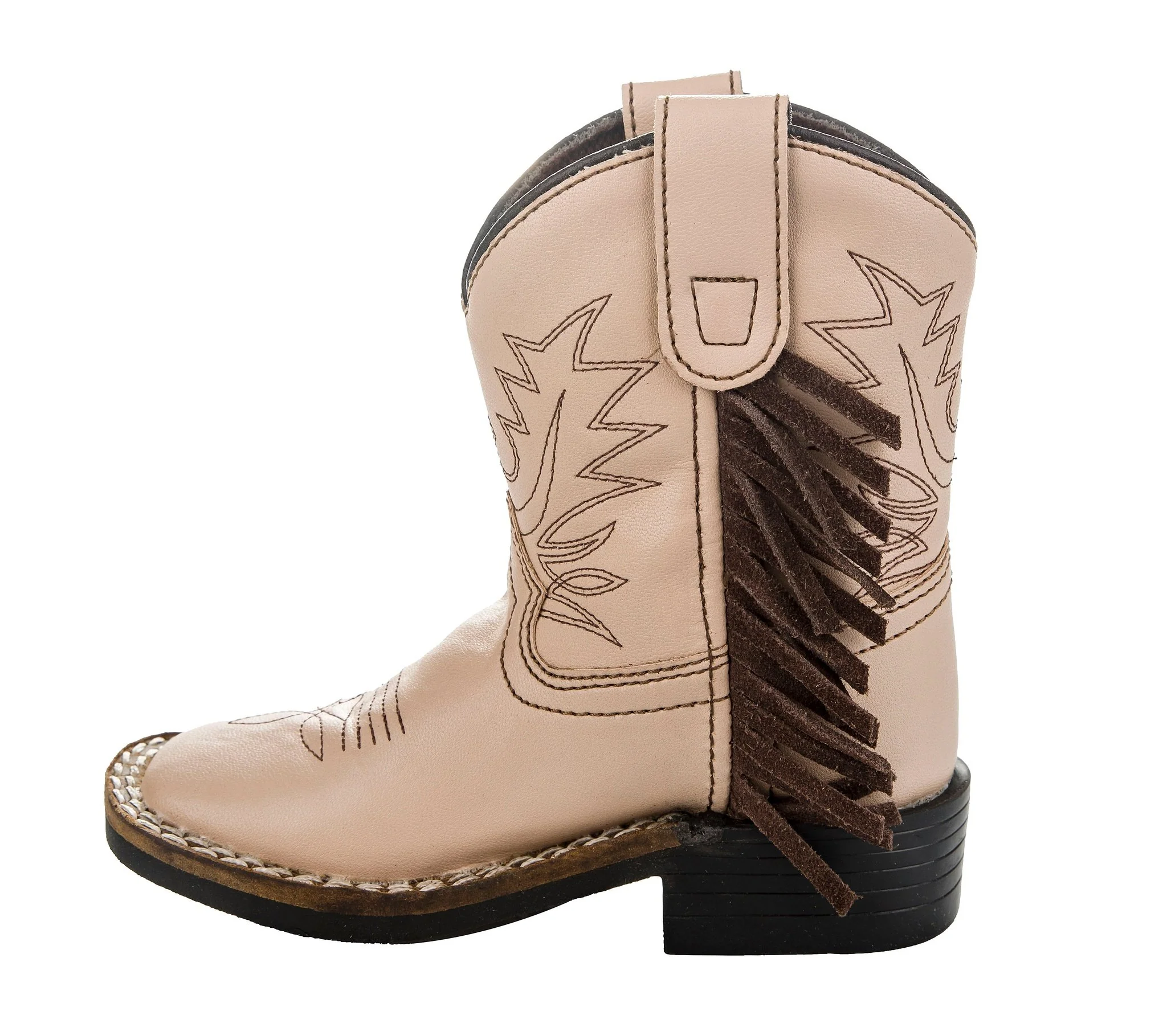 TuffRider Youth Tan Fringe Bootie - Image 2