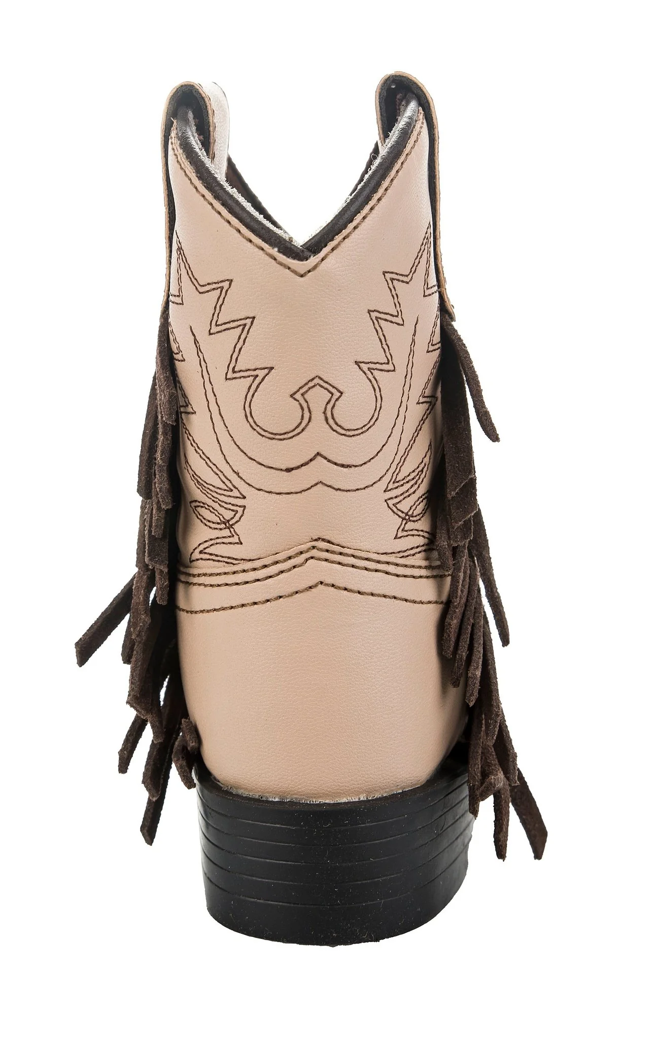 TuffRider Youth Tan Fringe Bootie - Image 3
